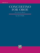 Cover icon of Concertino for Oboe sheet music for concert band (full score) by John O'Reilly, intermediate skill level