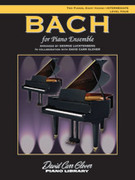 Cover icon of Bach for Piano Ensemble, Level 4 - Piano Quartet (2 Pianos, 8 Hands) sheet music for piano solo by Anonymous, classical score, intermediate skill level