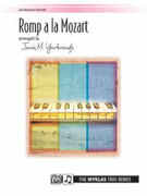 Cover icon of Romp a la Mozart - Piano Trio (1 Piano, 6 Hands) sheet music for piano solo by Leopold Mozart, classical score, intermediate skill level