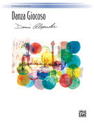 Cover icon of Danza Giocoso - Piano Duet (1 Piano, 4 Hands) sheet music for piano four hands by Dennis Alexander, easy/intermediate skill level