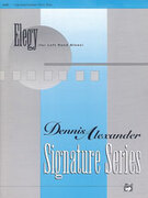 Cover icon of Elegy (for left hand alone) - Piano Solo sheet music for piano solo by Dennis Alexander, intermediate skill level