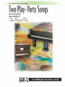 Cover icon of Two Play-Party Songs - Piano Trio (1 Piano, 6 Hands) sheet music for piano solo by John Robert Poe, intermediate skill level