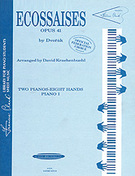 Cover icon of Ecossaises, Opus 41 - Piano Quartet (2 Pianos, 8 Hands) sheet music for piano solo by Antonn Dvork, classical score, intermediate skill level