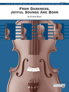 Cover icon of From Darkness, Joyful Sounds Are Born sheet music for string orchestra (full score) by Richard Meyer, intermediate skill level
