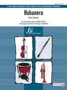 Cover icon of Habanera sheet music for full orchestra (full score) by Georges Bizet, classical score, intermediate skill level