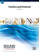 Cover icon of Fanfare and Festival sheet music for concert band (full score) by Robert Sheldon, intermediate skill level