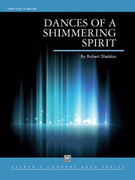 Cover icon of Dances of a Shimmering Spirit sheet music for concert band (full score) by Anonymous, intermediate skill level
