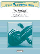 Cover icon of Viva Amadeus! sheet music for string orchestra (full score) by Wolfgang Amadeus Mozart, intermediate skill level