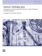 Cover icon of Santa's Holiday Jam sheet music for concert band (full score) by Anonymous, intermediate skill level