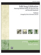 Cover icon of Folk Song Celebration sheet music for concert band (full score) by Chris M. Bernotas, intermediate skill level