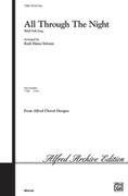 Cover icon of All Through the Night sheet music for choir (SSA: soprano, alto) by Anonymous and Ruth Elaine Schram, intermediate skill level