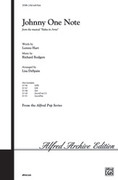 Cover icon of Johnny One Note sheet music for choir (2-Part) by Richard Rodgers, Lorenz Hart and Lisa DeSpain, intermediate skill level