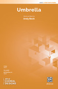 Cover icon of Umbrella sheet music for choir (2-Part) by Andy Beck, intermediate skill level