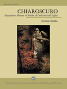 Cover icon of Chiaroscuro sheet music for concert band (full score) by Robert Sheldon, intermediate skill level