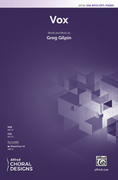 Cover icon of Vox sheet music for choir SSA, a cappella (with Opt. Piano) by Greg Gilpin, intermediate skill level