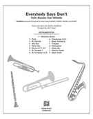 Cover icon of Everybody Says Don't (COMPLETE) sheet music for choir by Stephen Sondheim and Mark Hayes, intermediate skill level