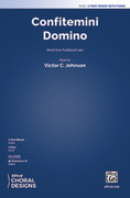 Cover icon of Confitemini Domino sheet music for choir (3-Part Mixed) by Victor Johnson and Victor Johnson, intermediate skill level
