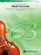 Cover icon of Made You Look (COMPLETE) sheet music for string orchestra by Luis Federico Vindver and Meghan Trainor, intermediate skill level