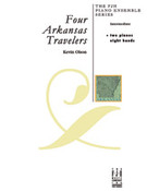 Cover icon of Four Arkansas Travelers (2 piano - 8 hand) sheet music for piano solo by Kevin Olson, intermediate skill level