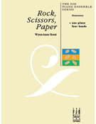 Cover icon of Rock, Scissors, Paper sheet music for piano solo by Wynn-Anne Rossi, intermediate skill level