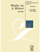 Cover icon of Waltz in A Minor sheet music for piano solo by David Karp, intermediate skill level