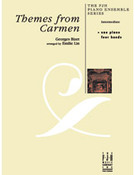 Cover icon of Themes from Carmen sheet music for piano solo by Georges Bizet, intermediate skill level