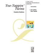 Cover icon of Toe-Tappin' Twins sheet music for piano solo by Claudette Hudelson, intermediate skill level