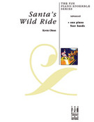 Cover icon of Santa's Wild Ride sheet music for piano solo by Kevin Olson, intermediate skill level