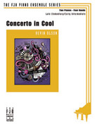 Cover icon of Concerto in Cool sheet music for piano solo by Kevin Olson, intermediate skill level