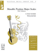 Cover icon of No. 3, Movable Position Major Scales sheet music for guitar solo by Philip Groeber, easy skill level