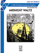 Cover icon of Midnight Waltz sheet music for piano solo by Julie Ann Ballard, intermediate skill level