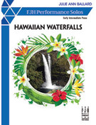 Cover icon of Hawaiian Waterfalls sheet music for piano solo by Julie Ann Ballard, intermediate skill level