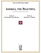 Cover icon of America, the Beautiful sheet music for Piano/Vocal by Katherine Lee Bates, Katherine Lee Bates and Samuel Augustus Ward, easy/intermediate skill level
