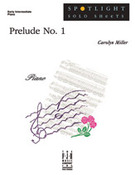 Cover icon of Prelude No. 1 sheet music for piano solo by Carolyn Miller, intermediate skill level