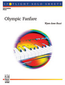 Cover icon of Olympic Fanfare sheet music for piano solo by Wynn-Anne Rossi, intermediate skill level
