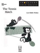 Cover icon of The Tennis Match sheet music for piano solo by Lois Rehder Holmes, intermediate skill level
