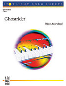 Cover icon of Ghostrider sheet music for piano solo by Wynn-Anne Rossi, intermediate skill level