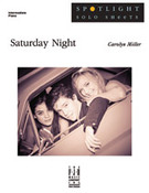 Cover icon of Saturday Night sheet music for piano solo by Carolyn Miller, intermediate skill level