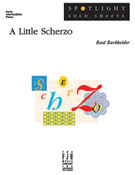 Cover icon of A Little Scherzo sheet music for piano solo by Reed Burkholder, intermediate skill level