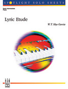 Cover icon of Lyric Etude sheet music for piano solo by W. T. Skye Garcia and W. T. Skye Garcia, intermediate skill level