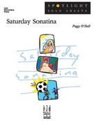 Cover icon of Saturday Sonatina sheet music for piano solo by Peggy O'Dell, intermediate skill level