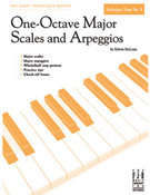 Cover icon of One-Octave Major Scales and Arpeggios sheet music for piano solo by Edwin McLean, intermediate skill level