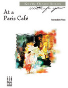 Cover icon of At a Paris Caf sheet music for piano solo by Kevin Olson, intermediate skill level