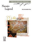 Cover icon of Navajo Legend sheet music for piano solo by Kevin Olson, intermediate skill level