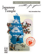 Cover icon of Japanese Temple sheet music for piano solo by Kevin Olson, intermediate skill level