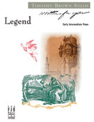 Cover icon of Legend sheet music for piano solo by Timothy Brown, intermediate skill level