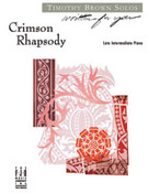 Cover icon of Crimson Rhapsody sheet music for piano solo by Timothy Brown, intermediate skill level