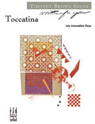 Cover icon of Toccatina sheet music for piano solo by Timothy Brown, intermediate skill level