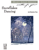 Cover icon of Snowflakes Dancing sheet music for piano solo by Mary Leaf, intermediate skill level