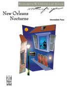 Cover icon of New Orleans Nocturne sheet music for piano solo by Elizabeth W. Greenleaf, intermediate skill level